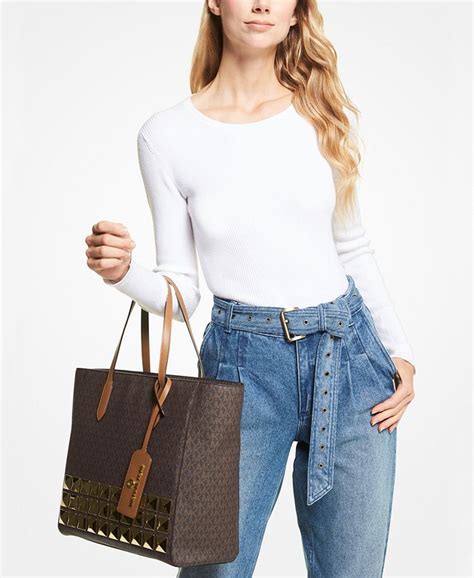 michael michael kors signature sinclair large east west grab tote|Michael Kors Signature Sinclair Large East West Grab Tote .